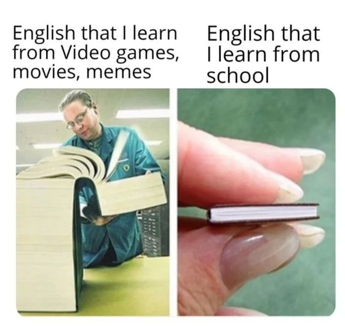 How i learnt english