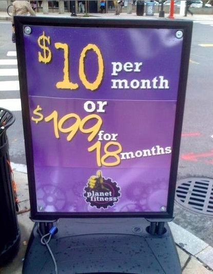 Great business strategy... unless you know math