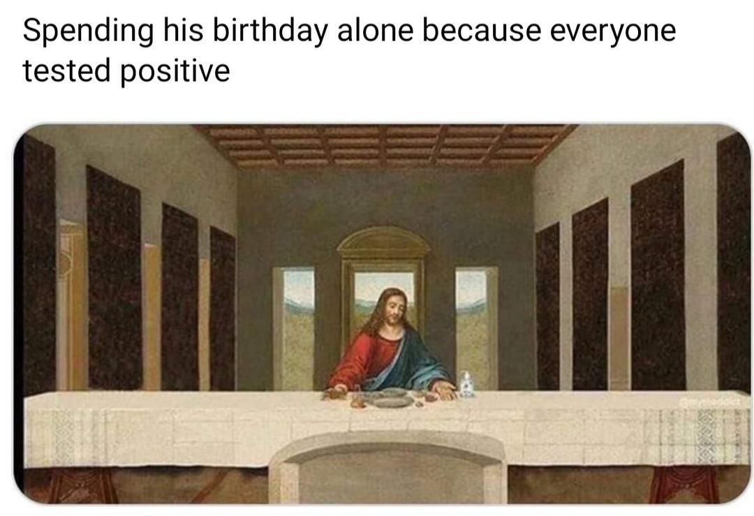 Spens his birthday alone