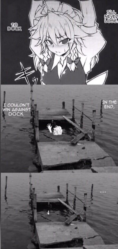 went off the deep end