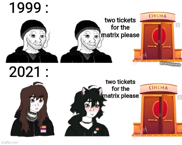 like when the wachowski brothers became the wachowski sisters
