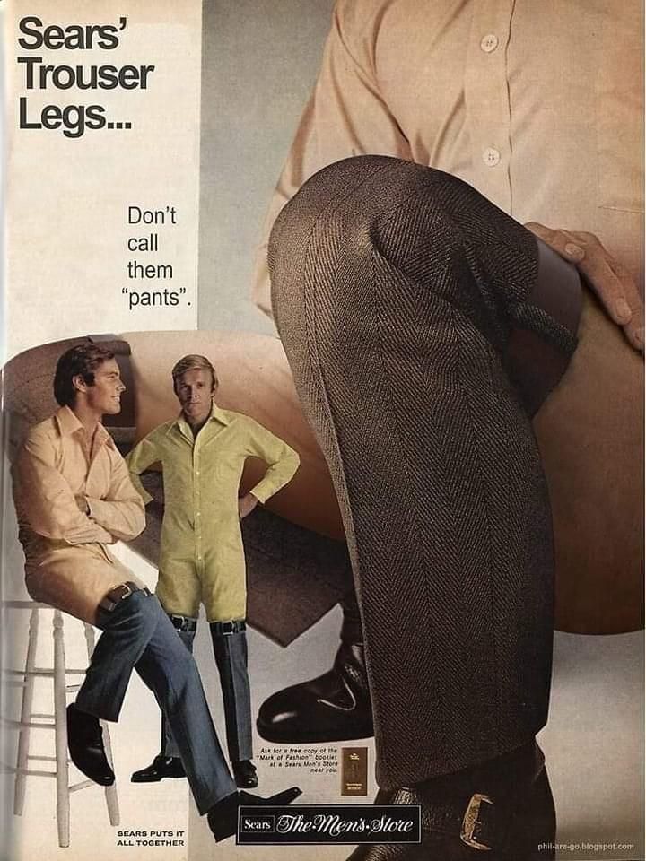 Don't call them "pants".
