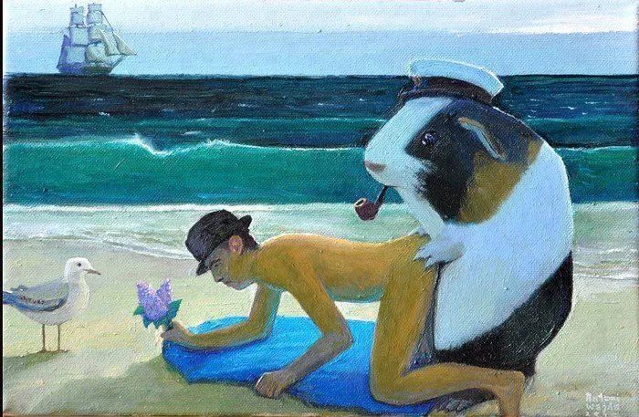 Post art to keep hugelol classy