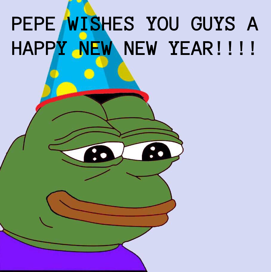 Pepe/apu a day - 1 Happy new years guys