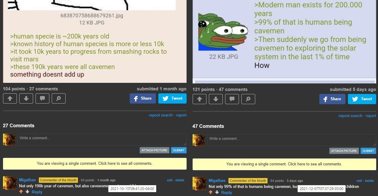 Same post. Same joke. Same upvotes. Same award