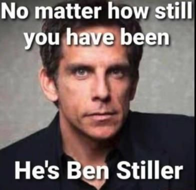 A still Ben is still a Stiller