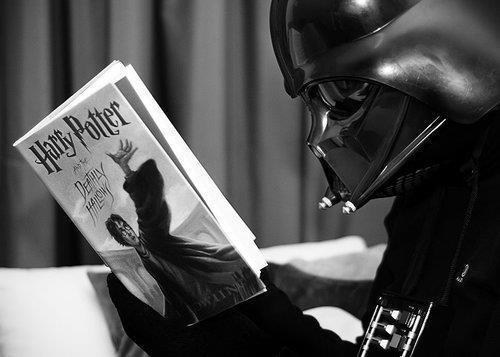Darth Vader wept when Voldemort died.