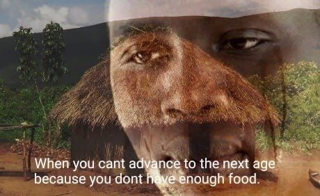 Ethiopians civ bonus: Receive 100 food and 100 gold when they reach the Feudal Age.