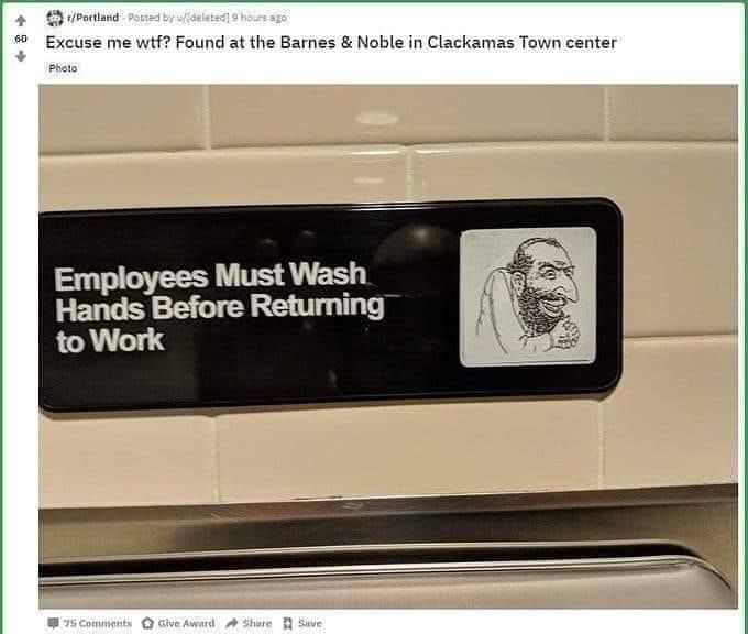All this time they were just washing hands. It was just a misunderstanding.