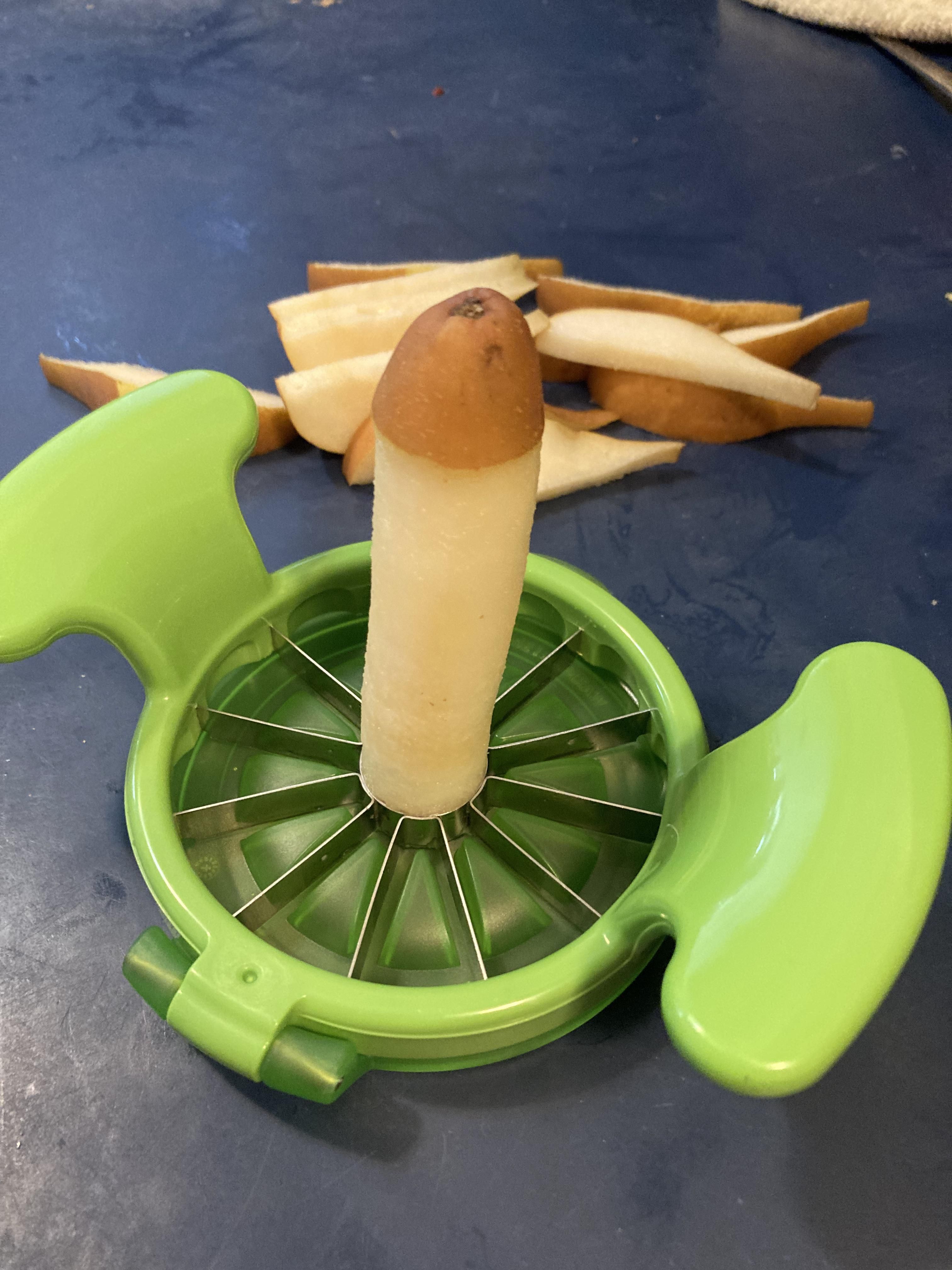 Used an Apple Slicer to Slice a Pear for Breakfast…