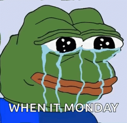 Pepe/apu a day - 3 The monday blues