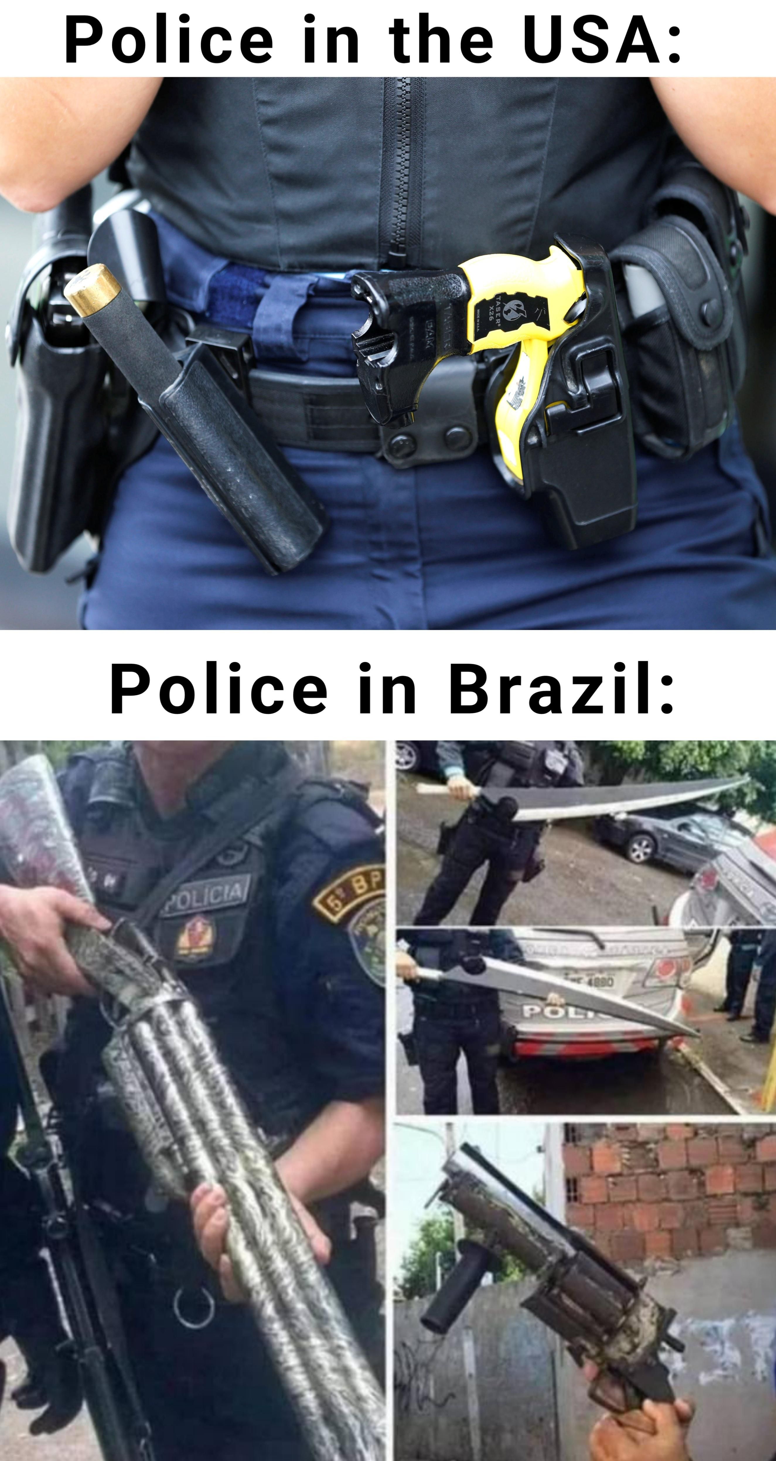 At least Brazil cops look awesome while being corrupt