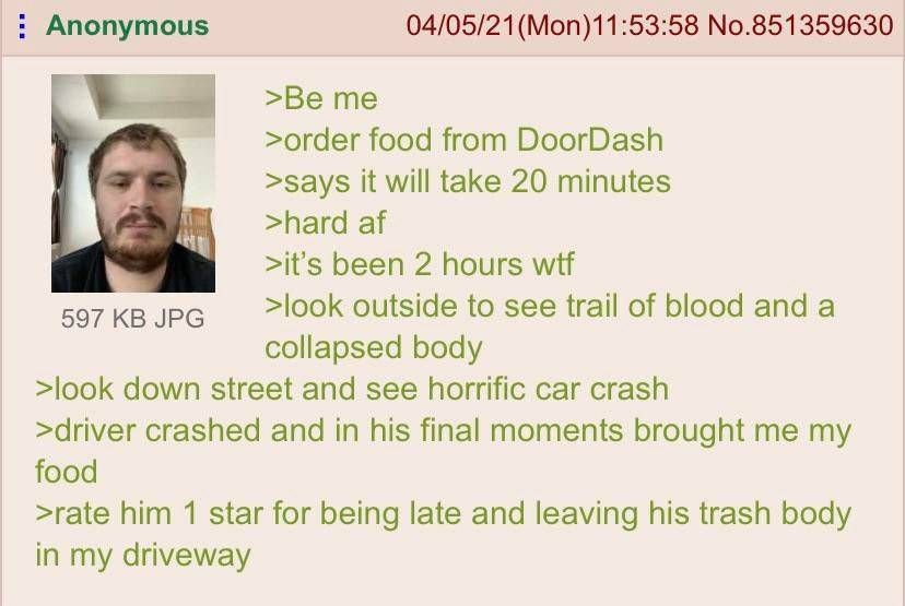 The food was cold.