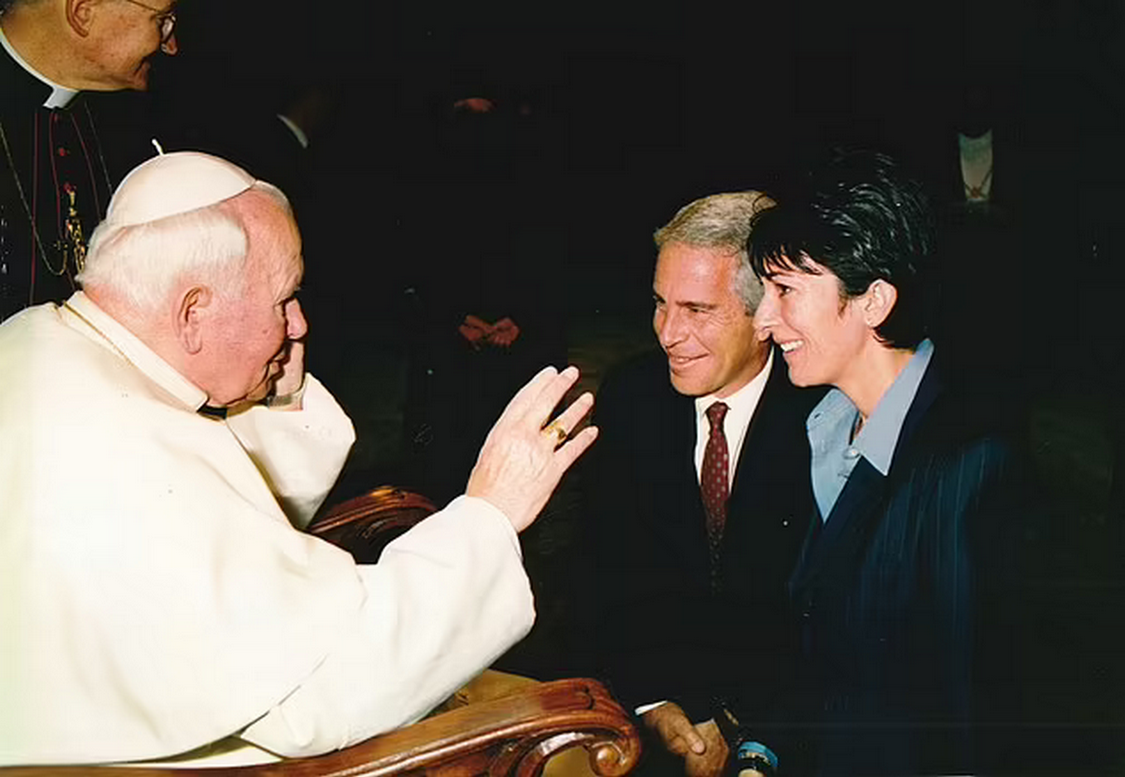 The pope ordering 4 boys for his christmas party, 1995