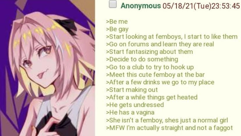 Why aren't you gae?