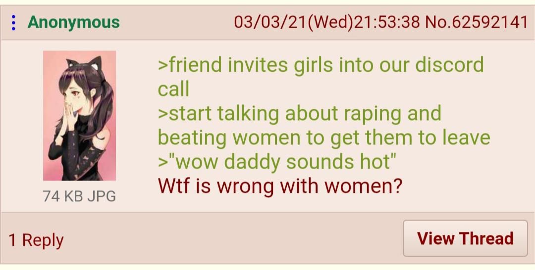 "Am I out of touch? No. It's the women who are wrong."
