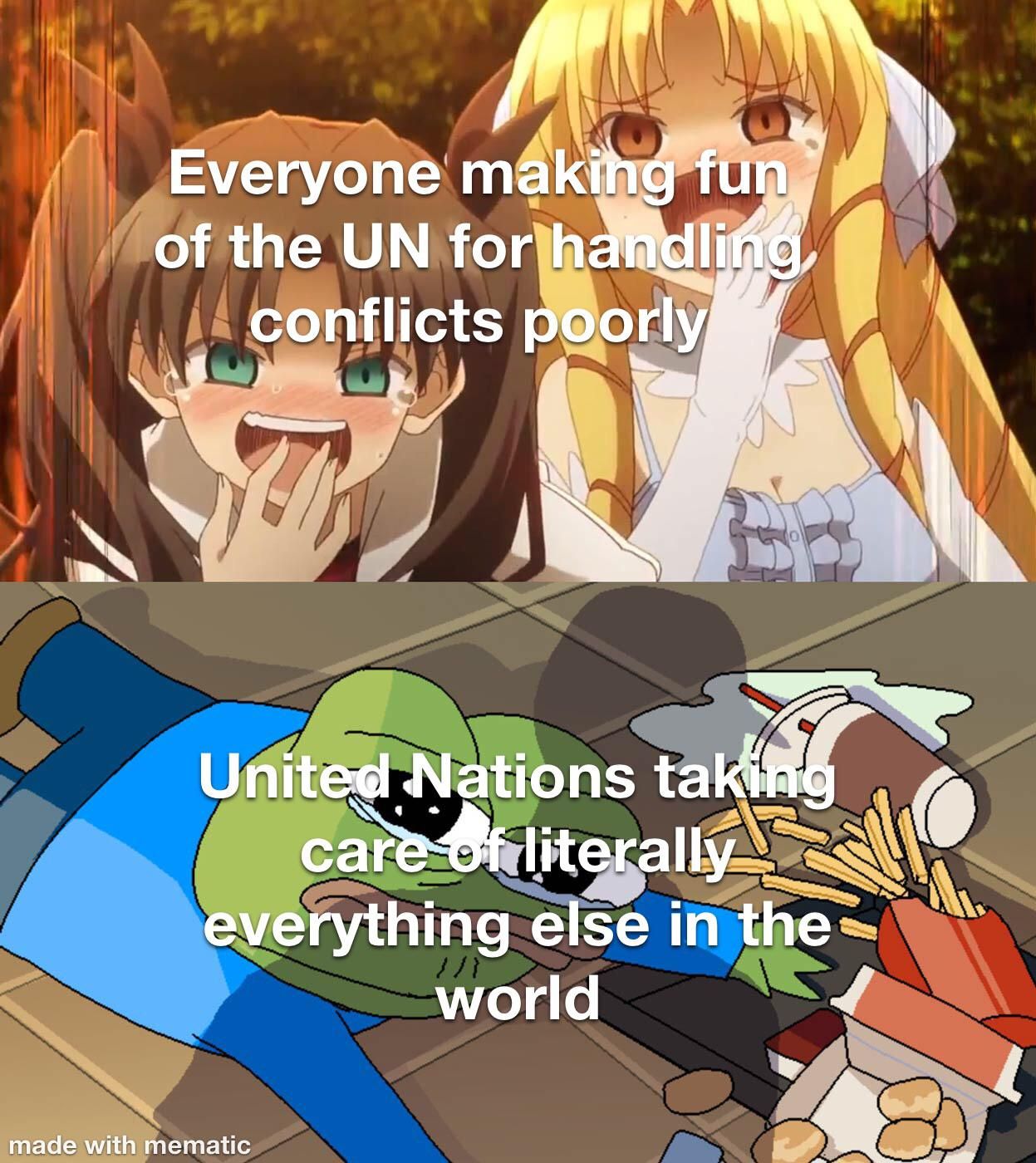 Shoutout to all the other UN organizations