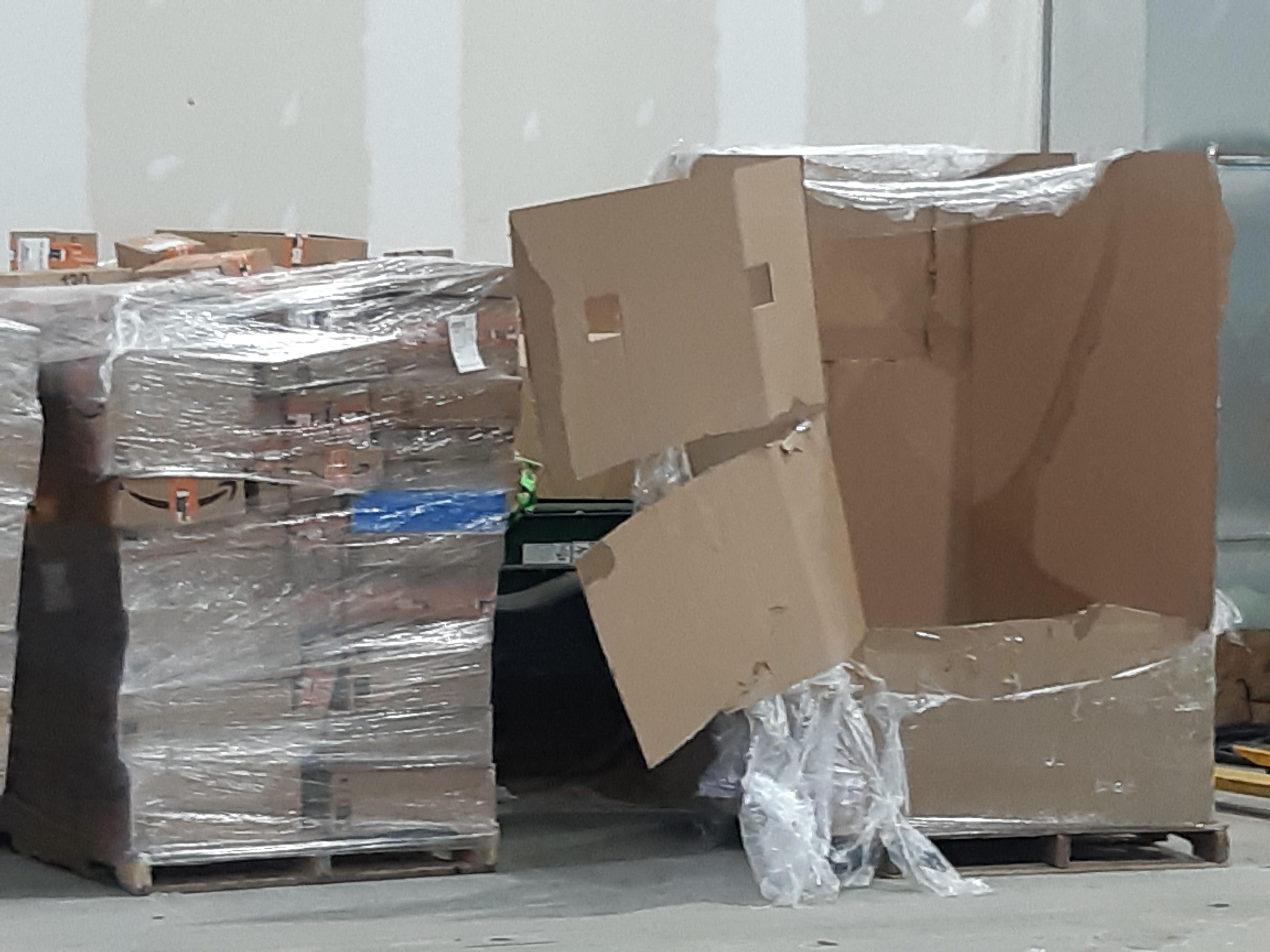Caught this Canadian looking at me from across the warehouse