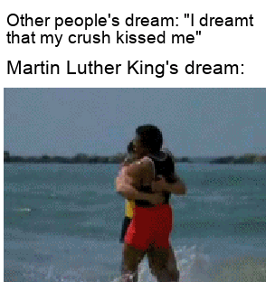 He had a dream