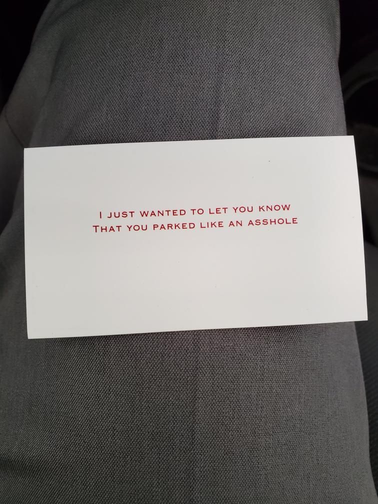 Handed out the last of my business cards this morning