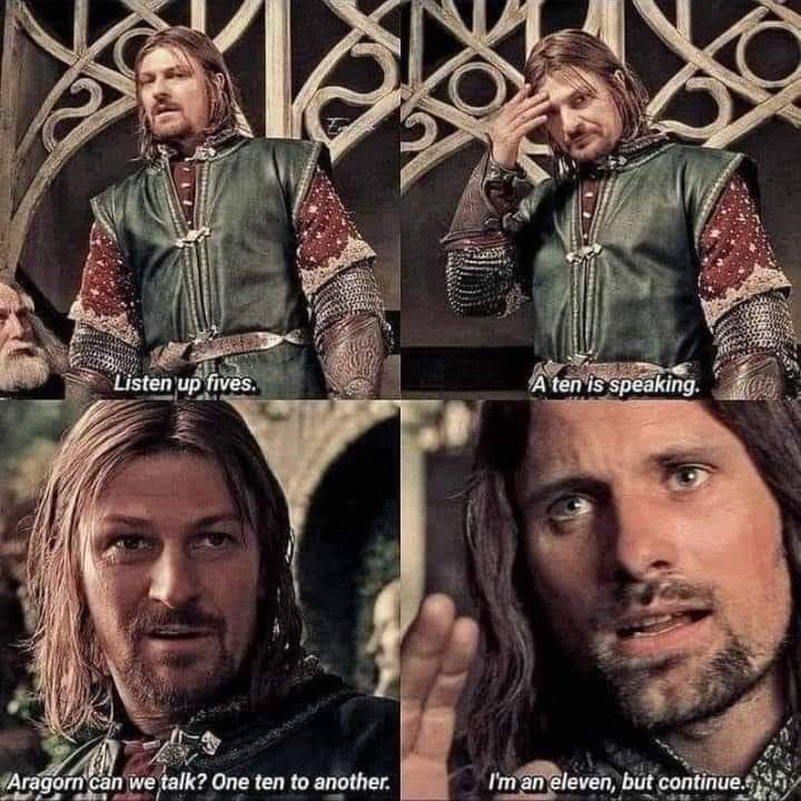 Aragorn is indeed 11/10