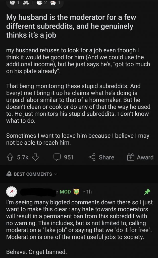 A job is a job?
