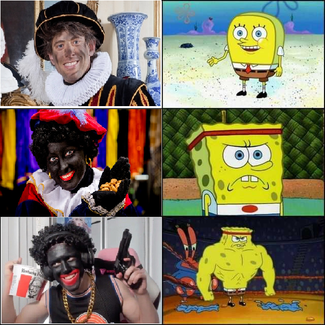 levels of blackface