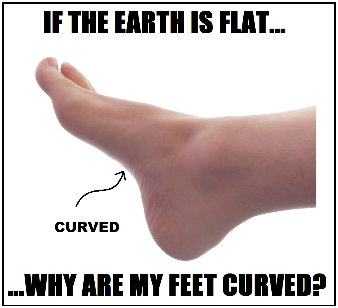Checkmate, flat-earthers!