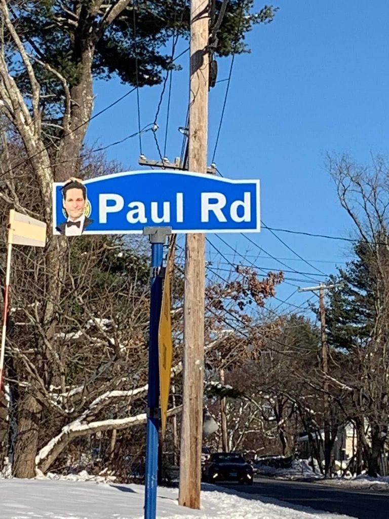 Someone decided a change to a street sign in my hometown was very much needed