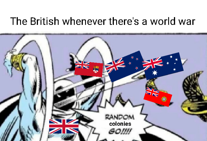 The sun never sets on the British Empire!
