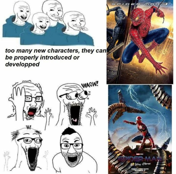 I WANT MORE SIPDERMEN AAAAAAAAAAAAAA