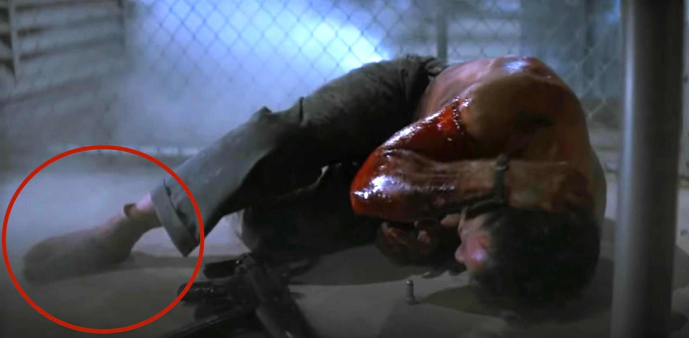 In Die Hard , Bruce Willis is wearing shoes designed to look like his own bare feet and can be seen in certain shots of the film