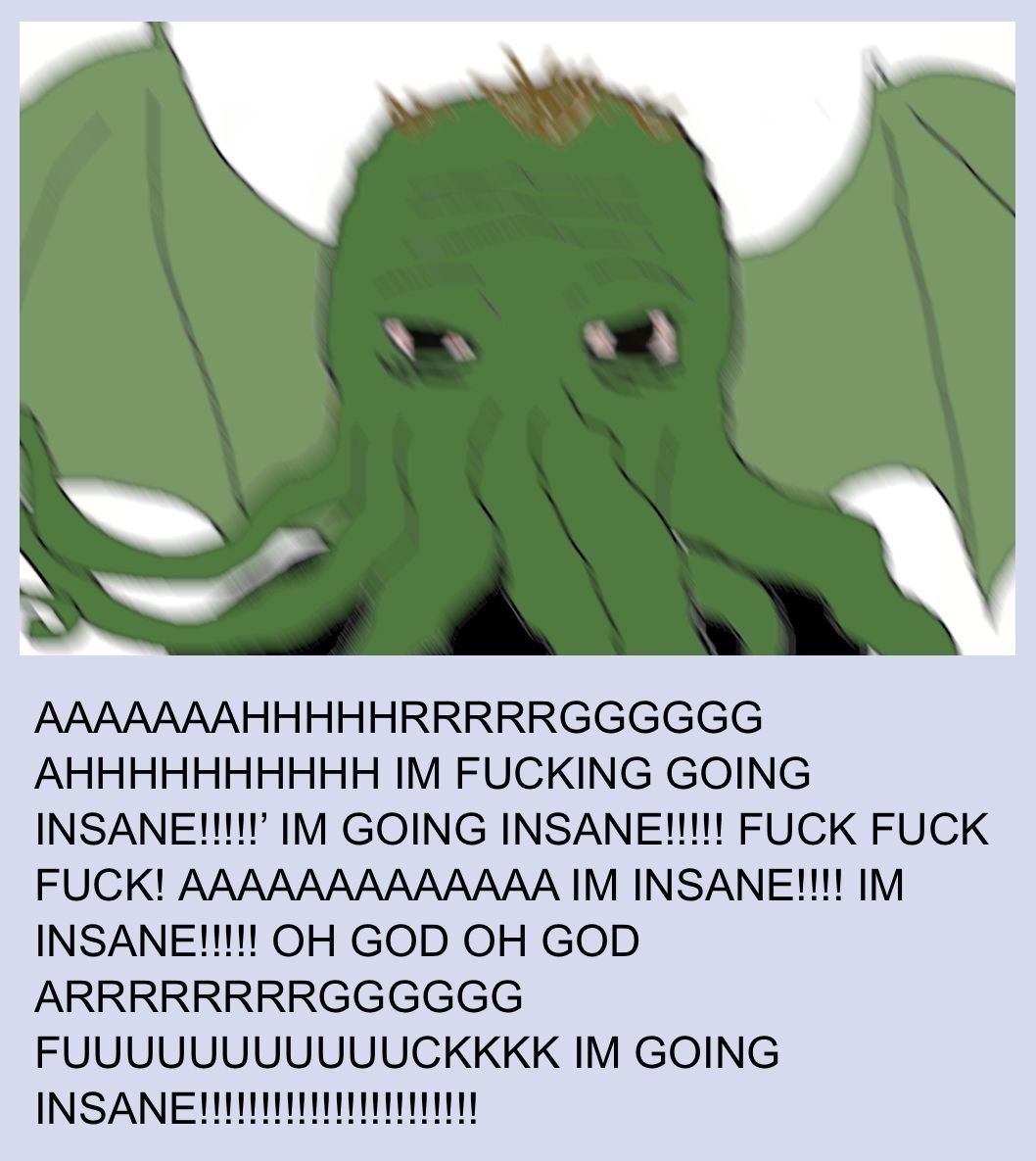 AHHHHH, A SQUID, NOOOOOOOOOO