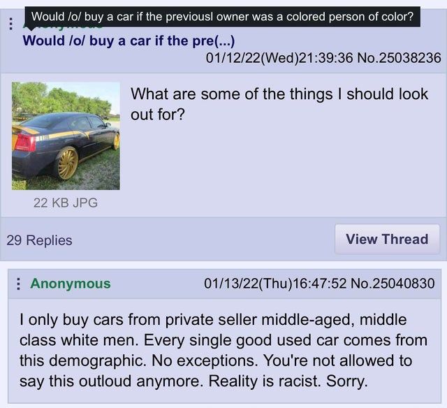 imagine buying anything from a 20 year old black female