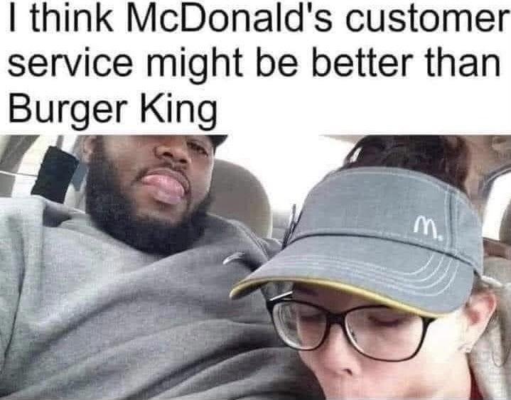Haven't had McDonald's for a while..
