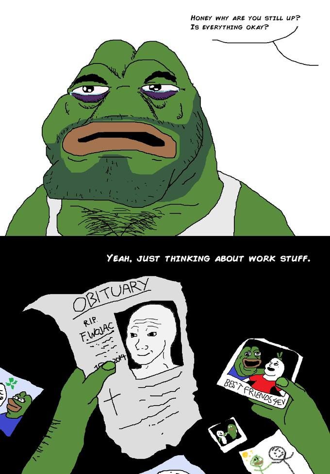 Pepe/apu a day - 17 sad pepe