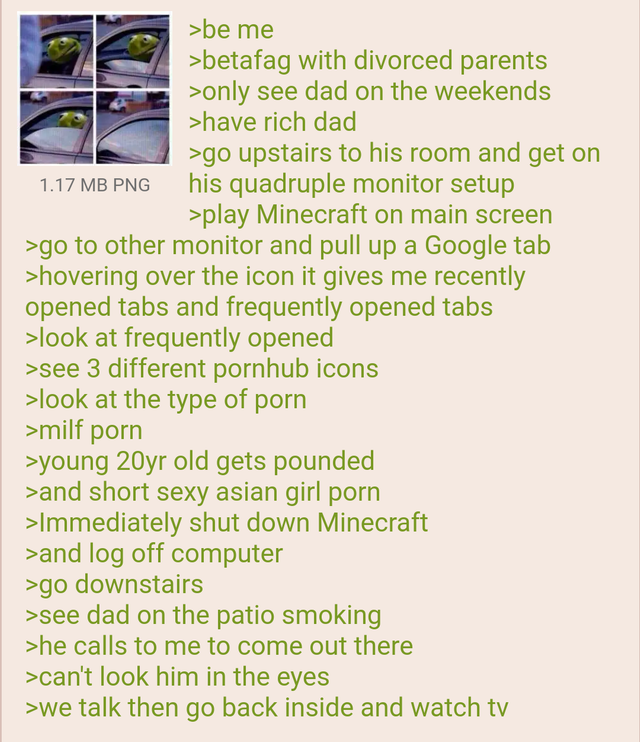 anon has a father-son moment