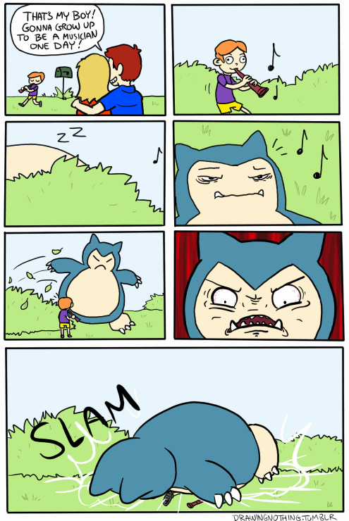 This is a Warning to Never Wake Snorlax