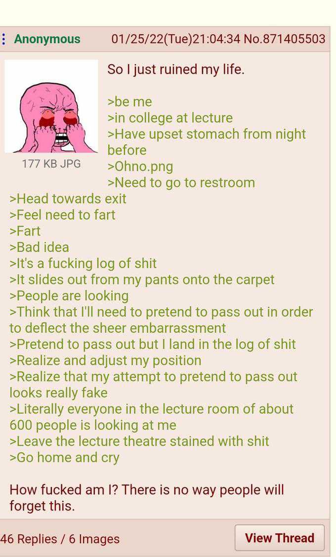 Anon has an unforgettable lecture