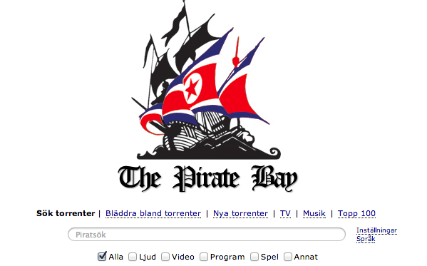 The Pirate Bay got help from North Korea, and this is what they did