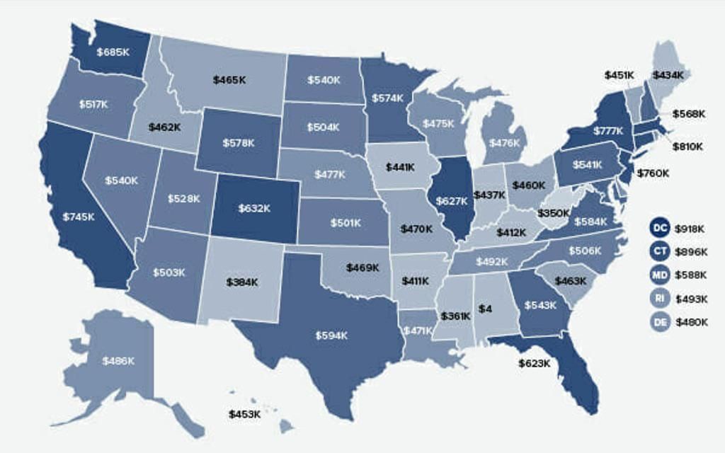 How Much You Have To Make To Be Top 1% In Each State
