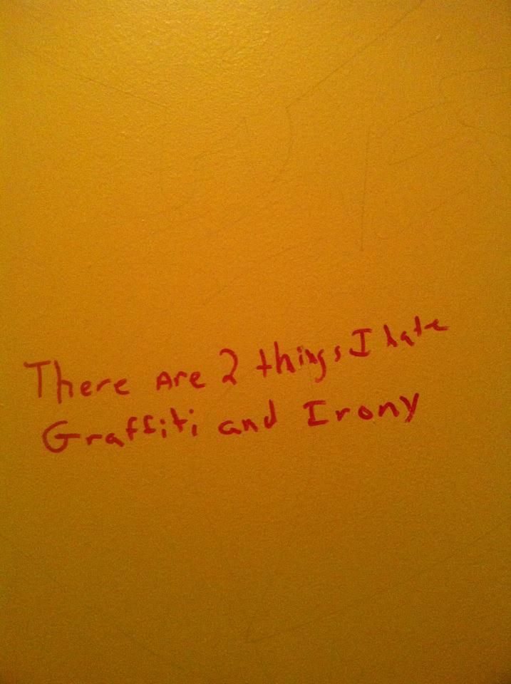 Bathroom Graffiti at its Finest