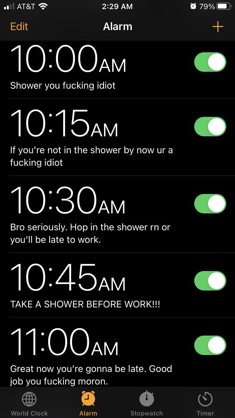 The only way to wake up