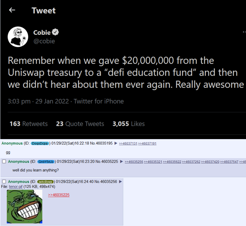 Expensive lesson
