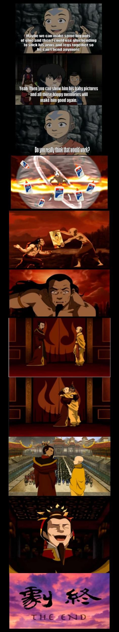 Never change, Aang.