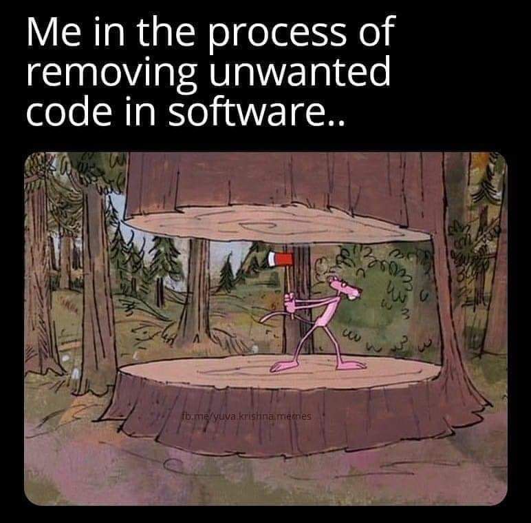 All software developers have been there