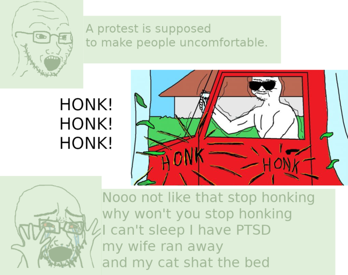 When the wrong people are being protested
