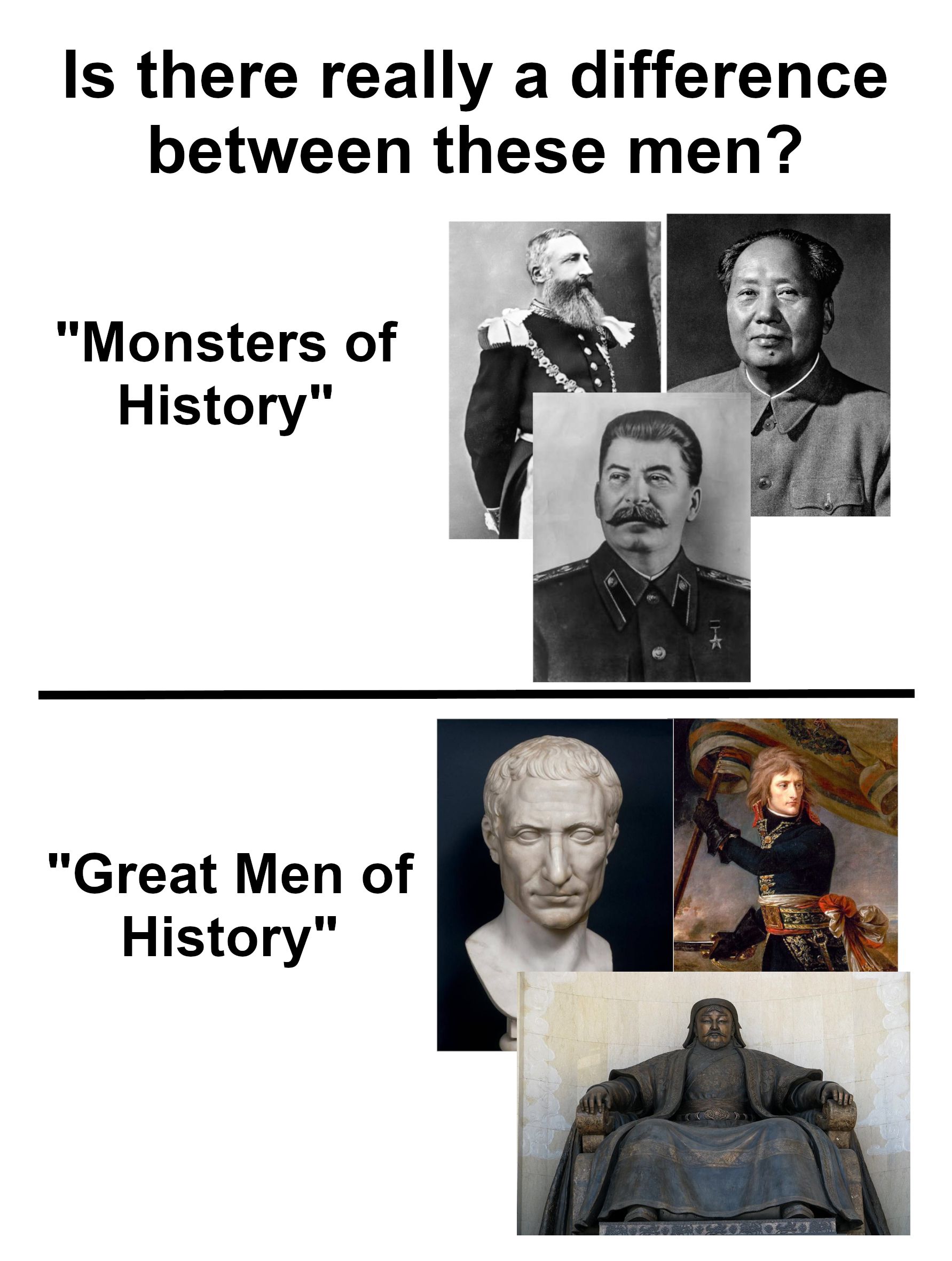 History is not fair