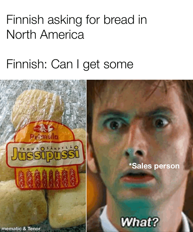 Finnish asking for bread