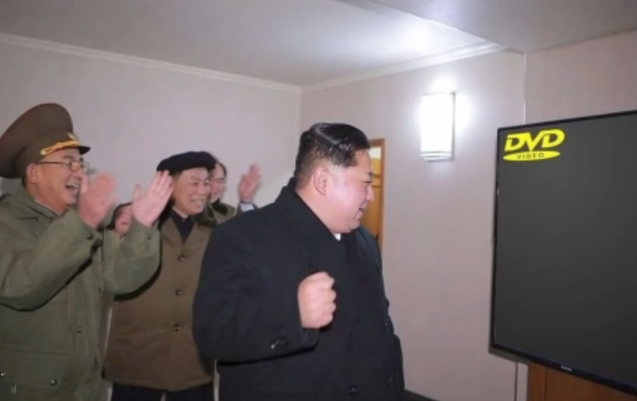Kim Jong Un discovers a new device called television, 2014